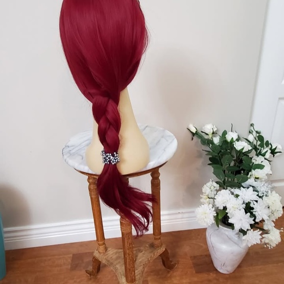 NEW Vibrant Burgundy Wine Wig - Picture 7 of 7